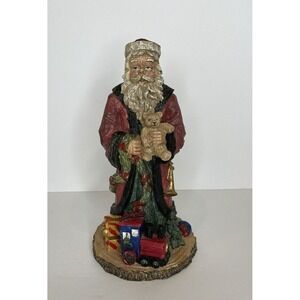 Collectible Santa Figurine Cedar Creek Collection Holiday Christmas Vintage